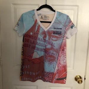 Women’s Key West Hemingway Sunset Run & Paddleboard Race 2016 Tee Sz S Preowned